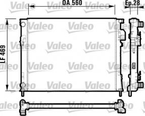 Купить 732846 Valeo Радиатор охлаждения двигателя Vivaro