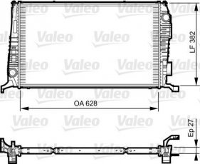 Купить 735279 Valeo Радиатор охлаждения двигателя Duster 1.5 dCi