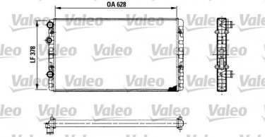 Купить 730955 Valeo Радиатор охлаждения двигателя Венто