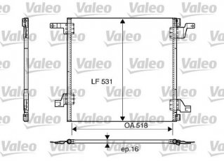 Купити 817458 Valeo Радіатор кондиціонера M-Class W163