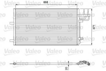 Купить 818046 Valeo Радиатор кондиционера Ford