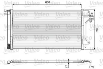 Купити 814015 Valeo Радіатор кондиціонера Транспортер Т5 (1.9, 2.0, 2.5, 3.2)