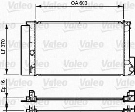 Купити 735250 Valeo Радіатор охолодження двигуна Ауріс (1.3, 1.4, 1.6, 1.8, 2.0)
