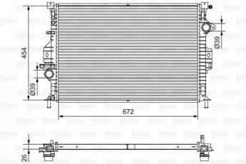 Купить 701536 Valeo Радиатор охлаждения двигателя XC70