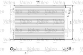 Купити 814388 Valeo Радіатор кондиціонера БМВ Ф10 (Ф07, Ф10, Ф11, Ф18) M5