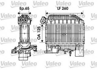 Купить 817698 Valeo Интеркулер Avensis (T22, T25) 2.0 D-4D