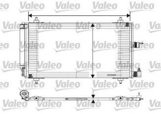 Купити 817508 Valeo Радіатор кондиціонера Партнер (1.1, 1.4, 1.6, 1.9, 2.0)