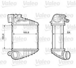 Купити 817457 Valeo Інтеркулер Леон (1.8 20V T, 1.8 20V T 4, 1.9 TDI)
