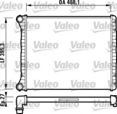 Купити 732785 Valeo Радіатор охолодження двигуна Audi A2 (1.2, 1.4, 1.6)