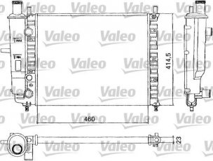 Купити 731304 Valeo Радіатор охолодження двигуна Brava (1.6 16V, 1.8 GT 16V)