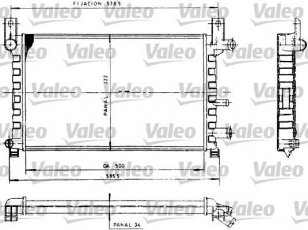 Купить 730483 Valeo Радиатор охлаждения двигателя Фиеста (3, 4) (1.0, 1.1, 1.2, 1.3)