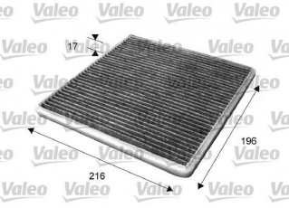Купить 715650 Valeo Салонный фильтр (из активированного угля) Rav 4 (1.8 VVTi, 2.0 D-4D 4WD, 2.0 VVTi 4WD)