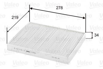 Купить 715581 Valeo Салонный фильтр (тонкой очистки) Transporter (T5, T6) (1.9, 2.0, 2.5, 3.2)