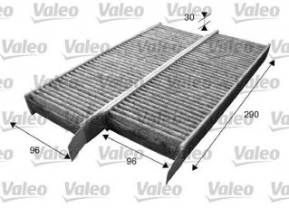 Купить 715555 Valeo Салонный фильтр (из активированного угля) Партнер (0.0, 1.6)