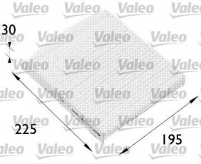 Купить 698512 Valeo Салонный фильтр (тонкой очистки) Megane 1 (1.4, 1.6, 1.9, 2.0)