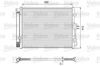 Купити 814402 Valeo Радіатор кондиціонера Soul (1.6 CRDi 115, 1.6 CRDi 128, 1.6 CVVT)