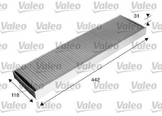 Купить 715585 Valeo Салонный фильтр (тонкой очистки) Cooper (1.4, 1.6, 2.0)
