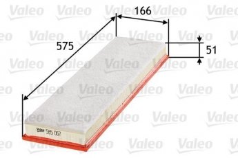 Купить 585067 Valeo Воздушный фильтр  БМВ Е39 (525 td, 525 tds)