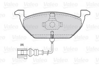 Тормозная колодка 301332 Valeo – передние без датчика износа фото 2
