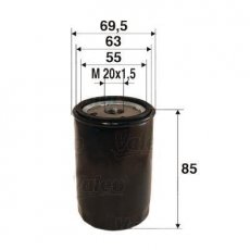 Купить 586021 Valeo Масляный фильтр (накручиваемый) Максима (А32, А33) (2.0, 2.5, 3.0)