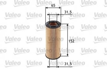 Купити 586545 Valeo Масляний фільтр (фильтр-патрон) БМВ Е60 (Е60, Е61) (2.5, 3.0)