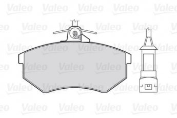 Тормозная колодка 301003 Valeo – передние с датчиком износа фото 2