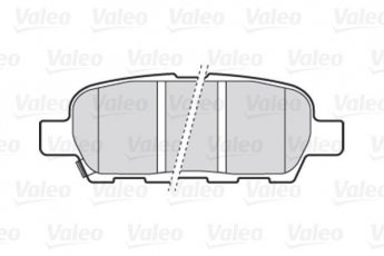 Тормозная колодка 301009 Valeo – задние вкл. датчик износа, с звуковым предупреждением износа фото 2