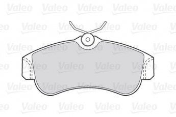 Тормозная колодка 301054 Valeo – передние без датчика износа фото 2