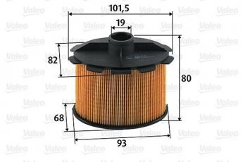 Купить 587905 Valeo Топливный фильтр (фильтр-патрон) Expert (1.9 D, 1.9 D 70)