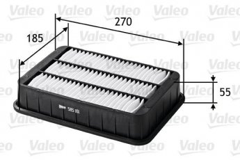 Купить 585161 Valeo Воздушный фильтр  Outlander 2 (2.0, 2.2, 2.4, 3.0)
