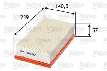 Купить 585071 Valeo Воздушный фильтр  Note 1.5 dCi