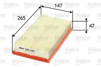 Купити 585010 Valeo Повітряний фільтр  Tourneo Connect (1.8 16V, 1.8 TDCi)