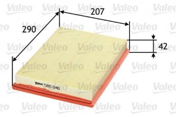 Купить 585046 Valeo Воздушный фильтр  Combo (1.4, 1.6, 1.7)