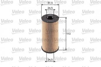 Купити 586529 Valeo Масляний фільтр (фильтр-патрон) Колеос 2.0 dCi