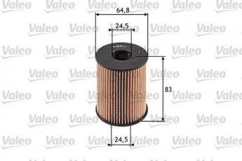 Купить 586516 Valeo Масляный фильтр (фильтр-патрон) Fiat 500 (1.3 D Multijet, 1.4, 1.4 LPG)