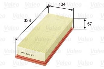 Купити 585108 Valeo Повітряний фільтр  Джетта (1, 2) (1.5 D, 1.6 D, 1.6 TD)