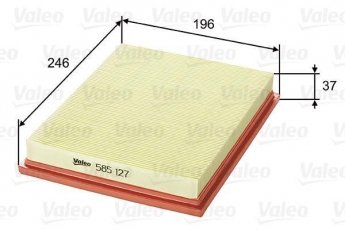 Купить 585127 Valeo Воздушный фильтр  Albea (1.0, 1.2, 1.4, 1.6, 1.7)