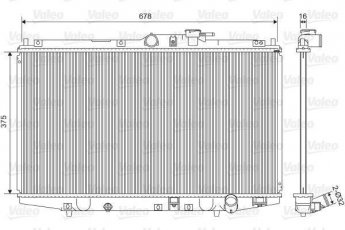 Купить 734716 Valeo Радиатор охлаждения двигателя Аккорд (1.6, 1.9, 2.0, 2.3)