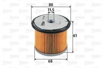 Купити 587900 Valeo Паливний фільтр (фильтр-патрон) Expert (1.9 D, 1.9 TD)