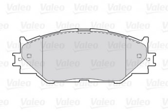 Тормозная колодка 301035 Valeo – передние без датчика износа фото 2