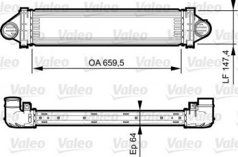 Купити 818240 Valeo Інтеркулер S-Max 2.5 ST