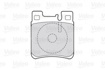 Гальмівна колодка 301617 Valeo – задні без датчика зносу фото 2