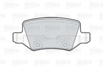 Тормозная колодка 301583 Valeo – задние без датчика износа фото 2