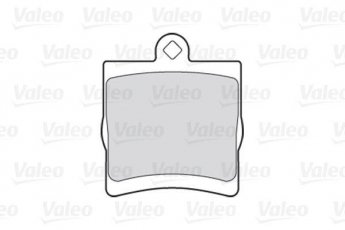 Гальмівна колодка 301444 Valeo – задні без датчика зносу фото 2