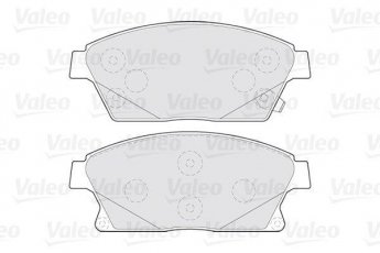 Гальмівна колодка 301070 Valeo – передні вкл. датчик износа, с звуковым предупреждением износа фото 2