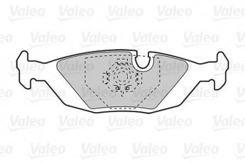 Гальмівна колодка 301103 Valeo – задні без датчика зносу фото 2