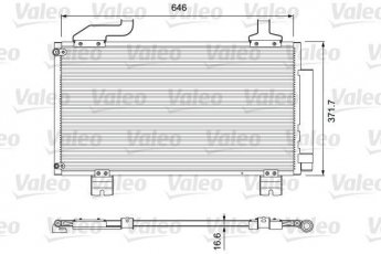 Купить 814417 Valeo Радиатор кондиционера Хонда