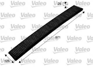 Купити 698750 Valeo Салонний фільтр (из активированного угля) BMW X3 E83 (2.0, 2.5, 3.0)