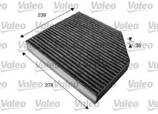 Купити 715580 Valeo Салонний фільтр (из активированного угля) Ауді Ку5 (2.0, 3.0, 3.2)