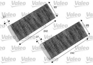 Купить 698873 Valeo Салонный фильтр (из активированного угля) Максима А33 2.0 V6 24V